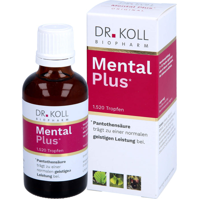 Mental Plus Dr.Koll Gemmo Komplex Pantothensäure, 50 ml TRO