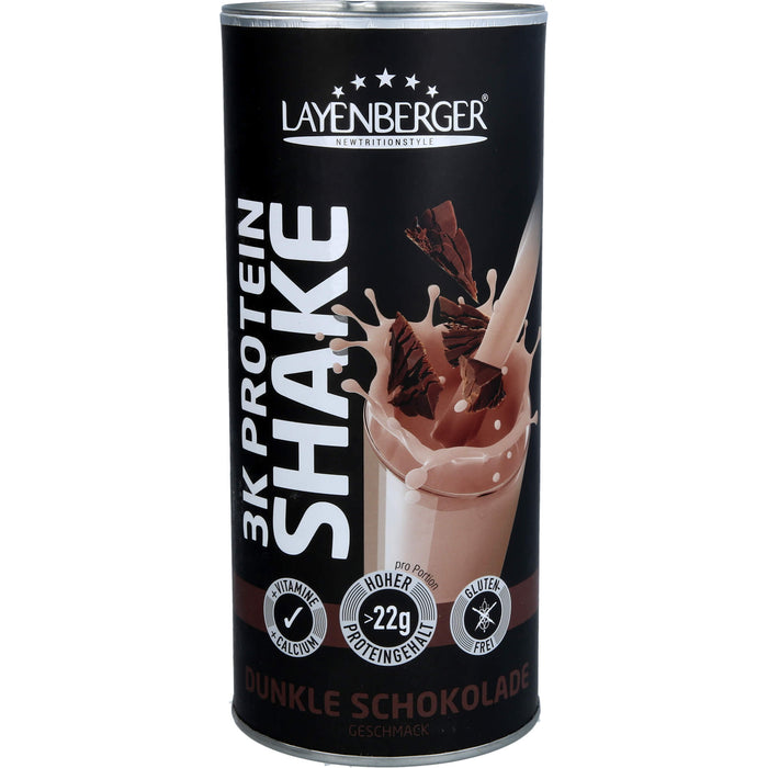 Layenberger 3K Protein Shake Dunkle Schokolade, 360 g PUL