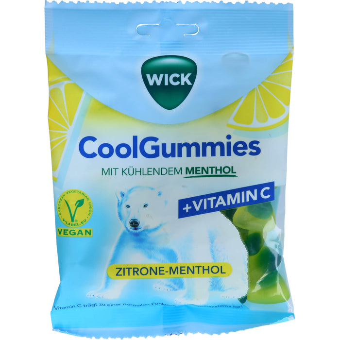 Wick CoolGummies Zitrone Menthol, 90 g KDA