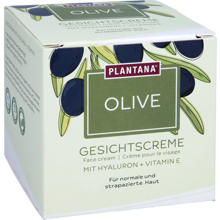 Plantana Olive Gesichtscreme Hyaluron & Vitamin-E, 50 ml CRE