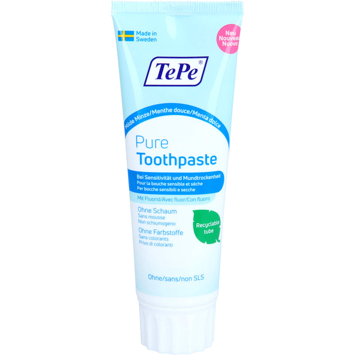 TePe Pure Toothpaste peppermint, 75 ml ZPA