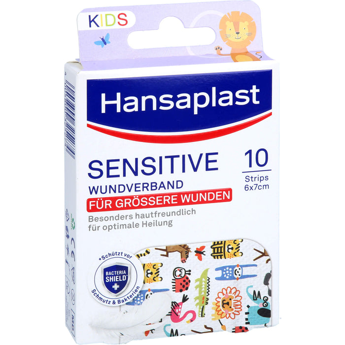 Hansaplast Kinderpflaster Sensitive 6cmx7cm 10 Str, 10 St PFL