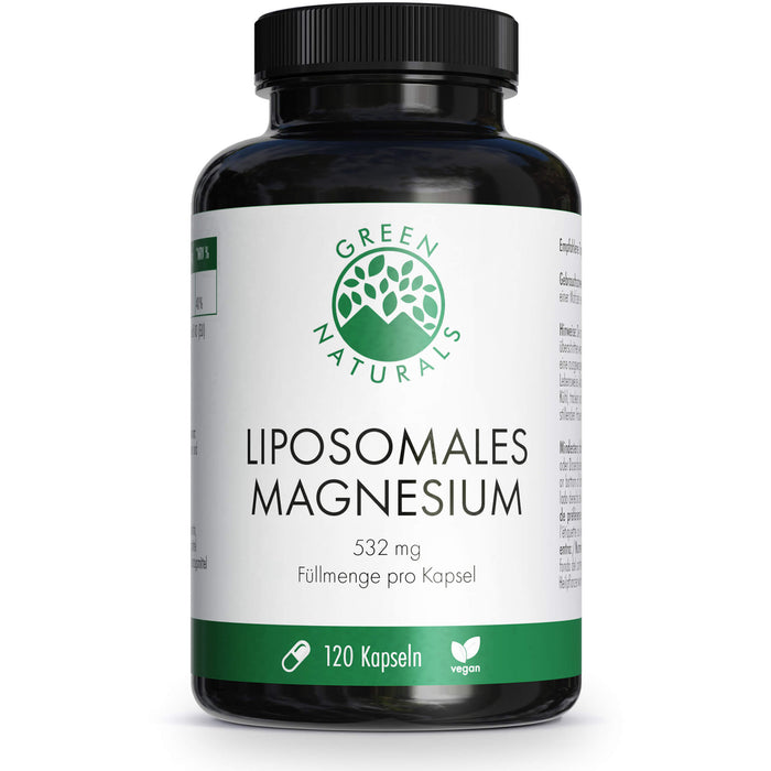 GREEN NATURALS Magnesium Citrat liposomal vegan, 120 St KAP