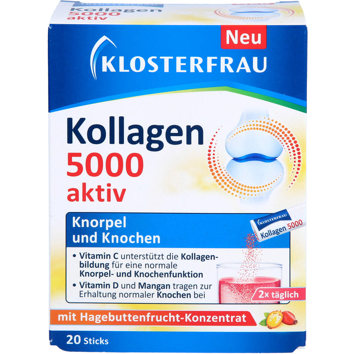 Klosterfrau Kollagen 5000 aktiv Sticks, 20 St GRA