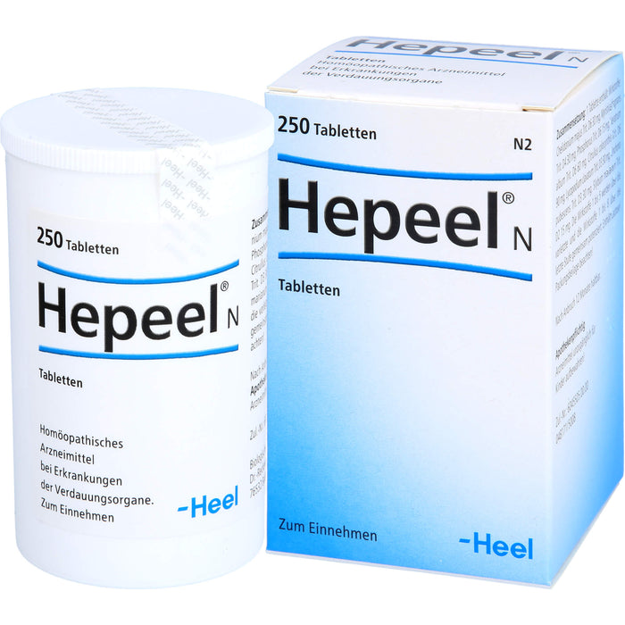 Hepeel N Tabletten bei Erkrankungen der Verdauungsorgane, 250 pcs. Tablets