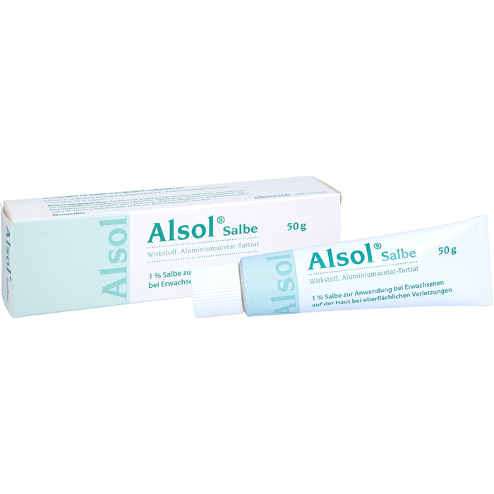 Alsol Salbe bei oberflächlichen Verletzungen, 50 g Salbe