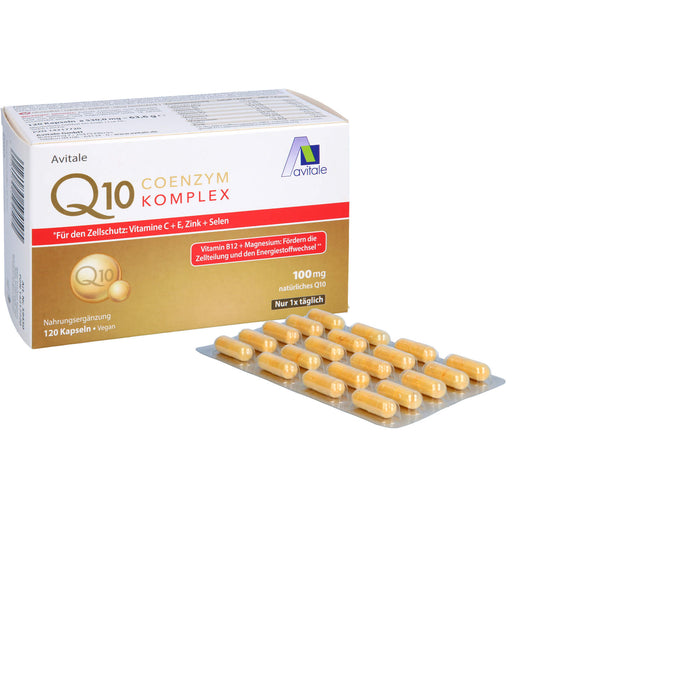 Avitale Q10 Coenzym Komplex Kapseln, 120 pc Capsules