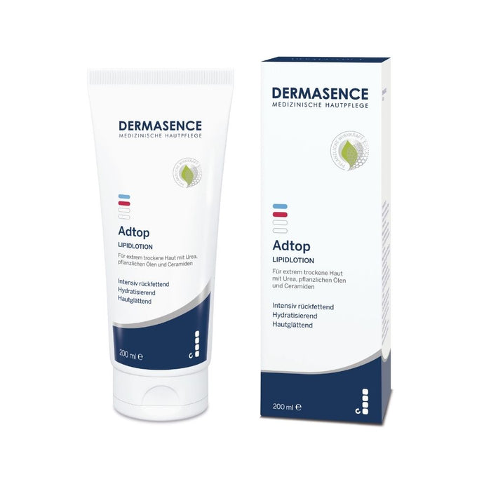 DERMASENCE Adtop Lipidlotion für trockene bis sehr trockene und schuppende Haut, 200 ml Lotion