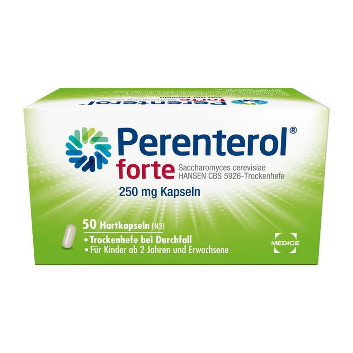 Perenterol forte 250 mg Kapseln Trockenhefe bei Durchfall, 50 pc Capsules