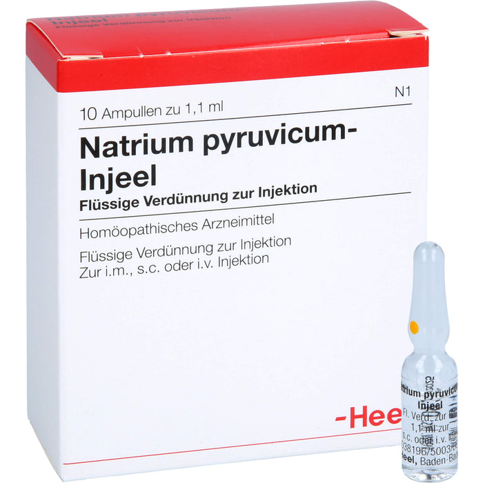 Natrium pyruvicum Injeel Amp., 10 St AMP