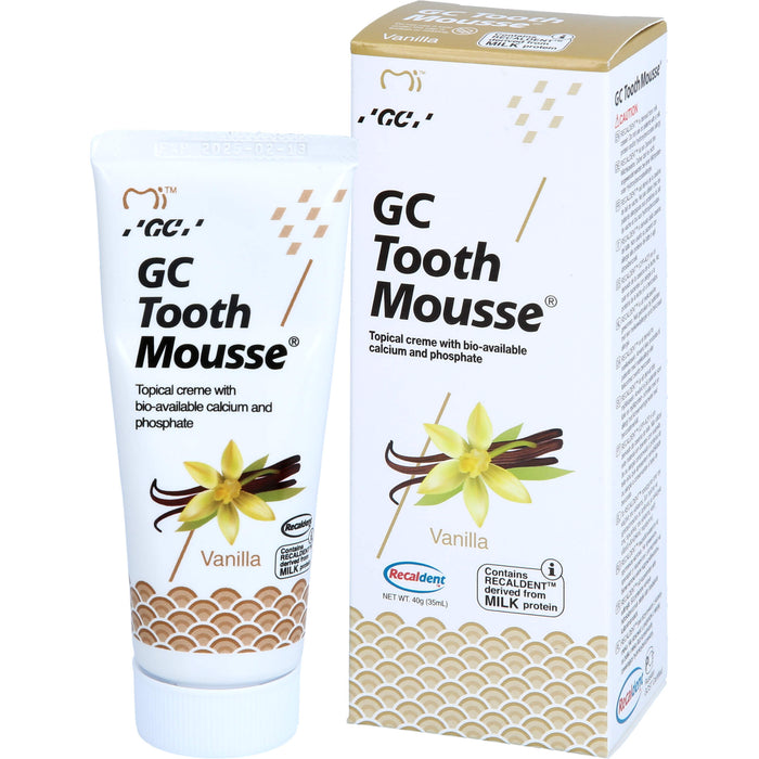 GC Tooth Mousse Vanille, 40 g Cream