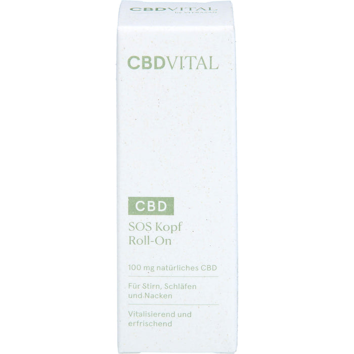 CBD VITAL CBD SOS Kopf Roll-On, 10 ml OEL