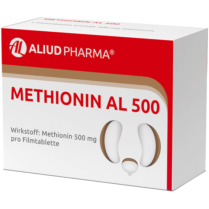 Methionin AL 500 Filmtabletten zur Harnansäuerung, 50 St. Tabletten