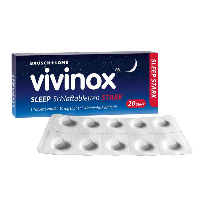 vivinox sleep stark Schlaftabletten, 20 pc Tablettes