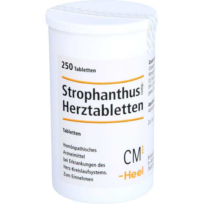 Strophantus comp. Herztabletten Heel, 250 pc Tablettes