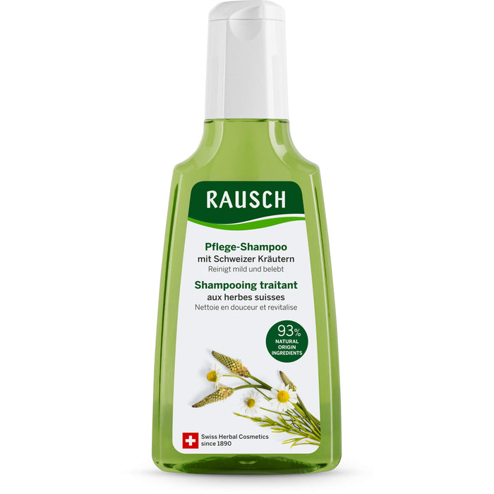 RAUSCH Pflege-Shampoo mit Schweizer Kräutern, 200 ml SHA