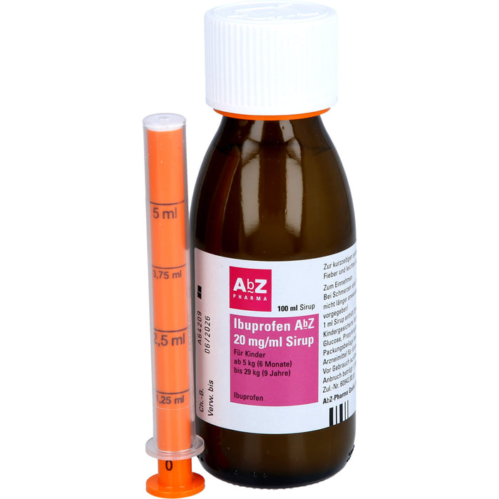 Ibuprofen AbZ 20mg/ml Sirup, 100 ml Solution