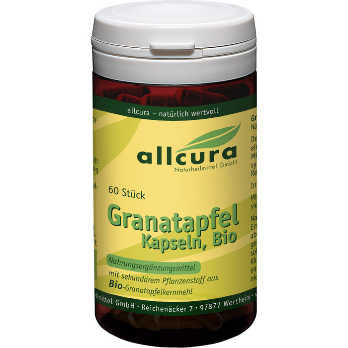 allcura Granatapfel Kapseln Bio, 60 St. Kapseln