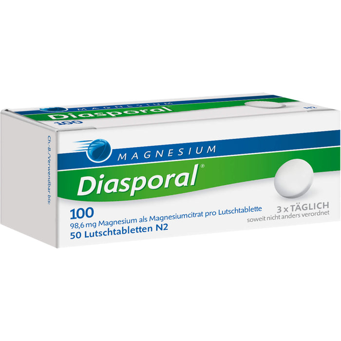 Magnesium-Diasporal 100 Lutschtabletten, 50 pcs. Tablets