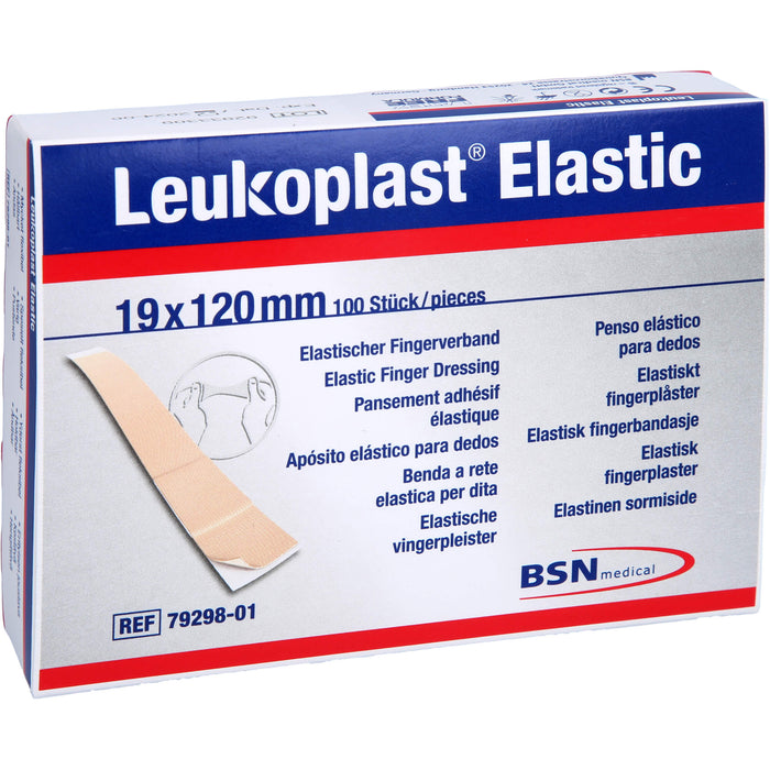 Leukoplast Elastic Fingerstrips 19 x 120mm, 100 St PFL