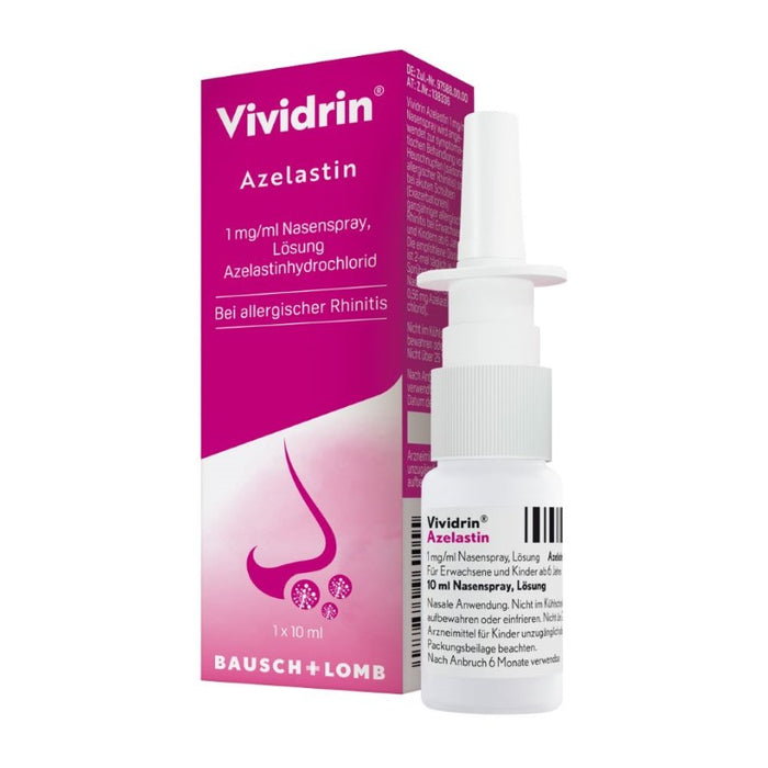 Vividrin Azelastin Nasenspray, 10 ml Lösung