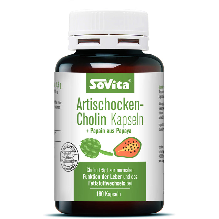 Sovita care Artischocken-Cholin Kapseln, 180 St KAP