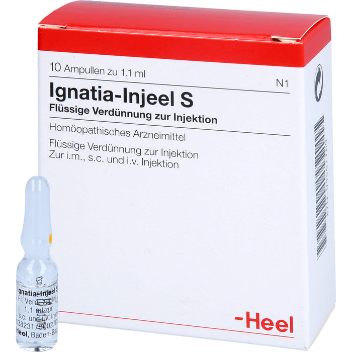 Heel Ignatia-Injeel S flüssige Verdünnung, 10 pc Ampoules