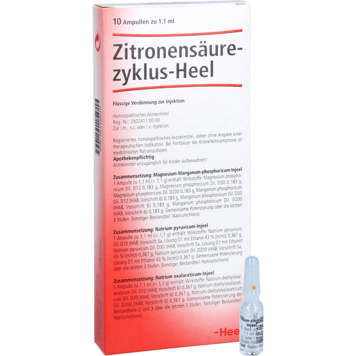 Zitronensäurezyklus Heel Ampullen, 10 pcs. Ampoules