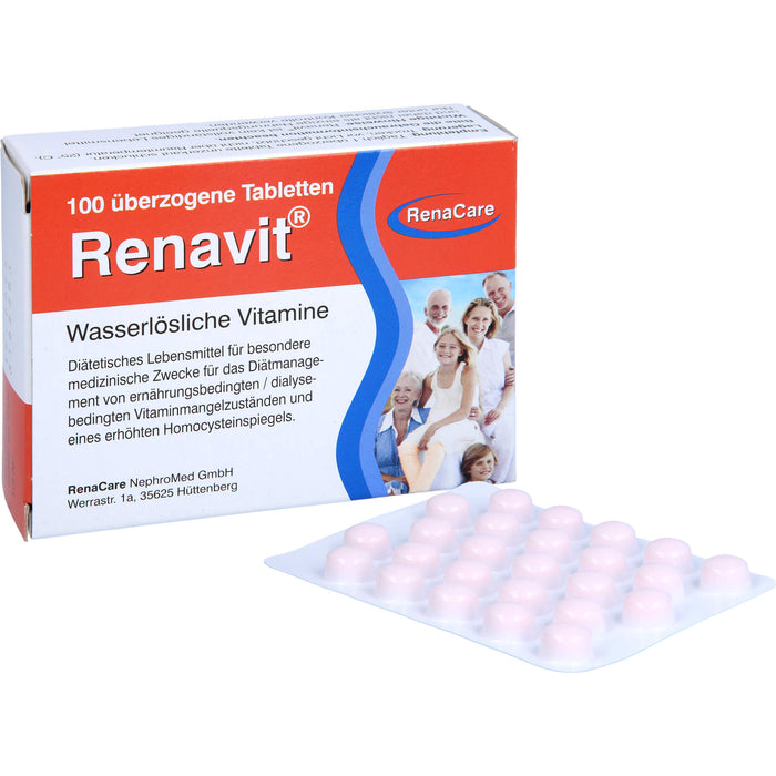 Renavit Tabletten wasserlösliche Vitamine, 100 pc Tablettes