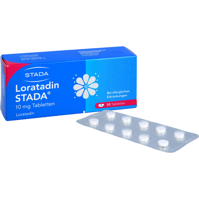 Loratadin STADA 10 mg Tabletten bei allergischen Erkrankungen, 50 pcs. Tablets