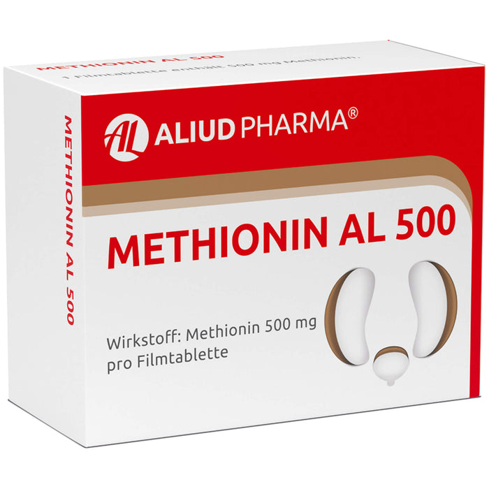 Methionin AL 500 Filmtabletten zur Harnansäuerung, 50 St. Tabletten