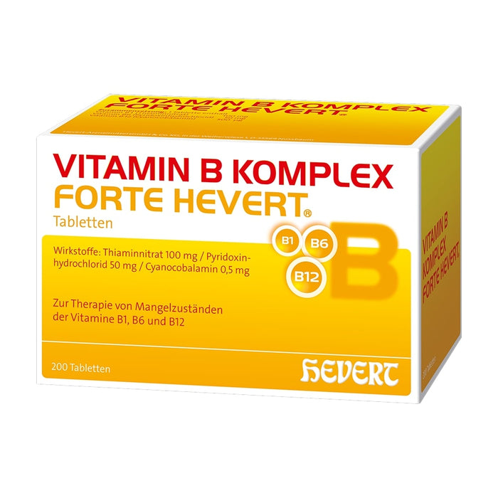 Vitamin B Komplex forte Hevert Tabletten, 200 pc Tablettes