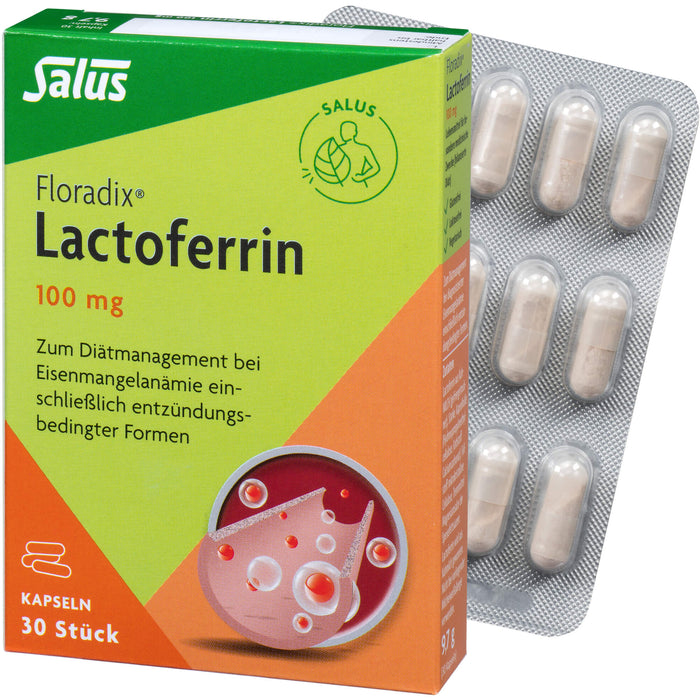 Salus Floradix Lactoferrin 100 mg Kapseln, 30 pcs. Capsules