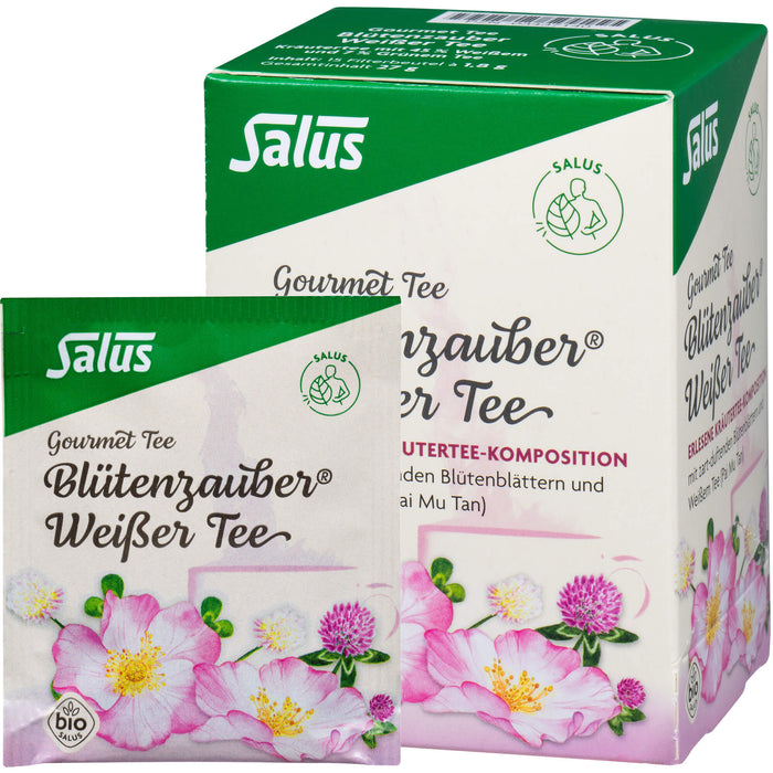 Salus Blütenzauber Weißer Tee, 15 pcs. Filter bag