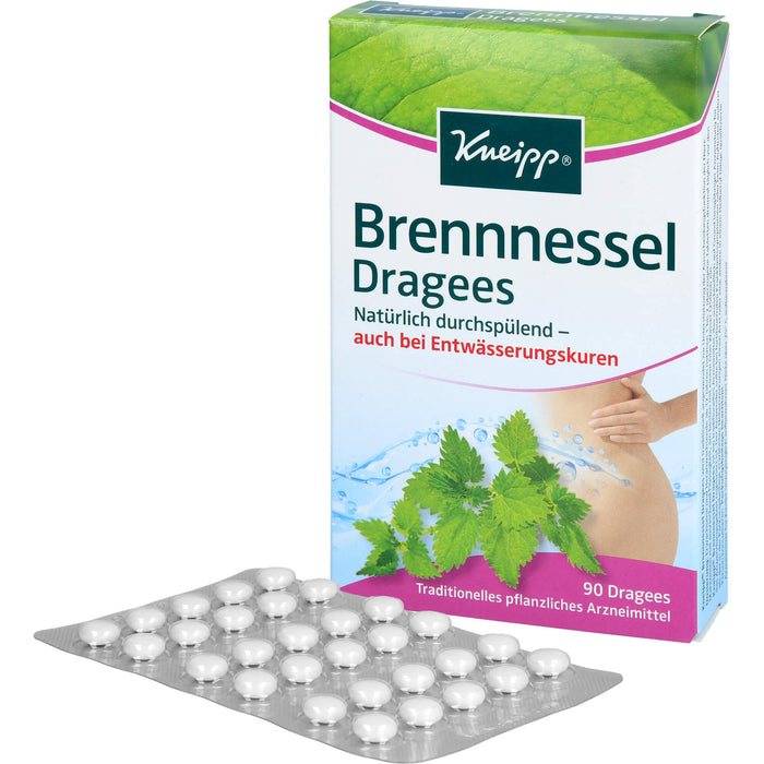 Kneipp Brennnessel Dragees natürlich durchspülend, 90 pc Tablettes