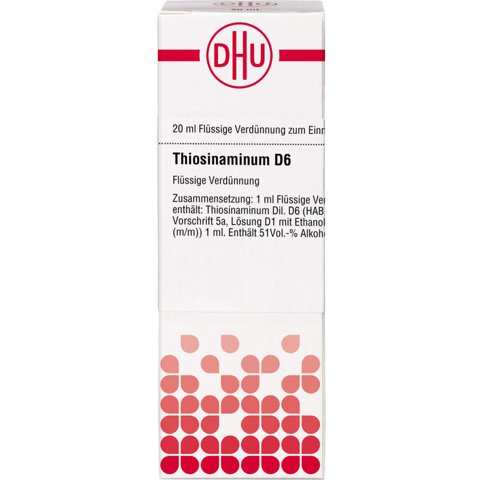 Thiosinaminum D6 DHU Dilution, 20 ml DIL