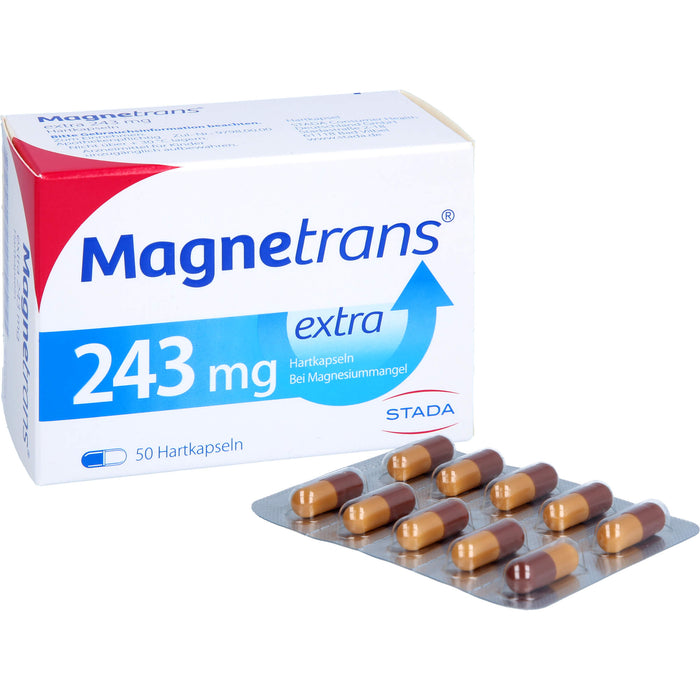 Magnetrans extra 243 mg Hartkapseln bei Magnesiummangel, 50 pcs. Capsules