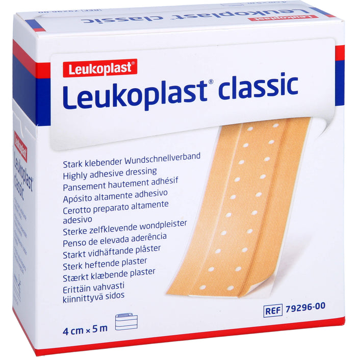 Leukoplast Classic Pflaster 4 cm x 5 m Rolle, 1 St PFL