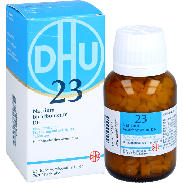 DHU Schüßler-Salz Nr. 23 Natrium bicarbonicum D6 Tabletten, 420 St. Tabletten