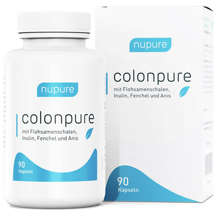 nupure colonpure mit Flohsamenschalen und Inulin, 90 St KAP