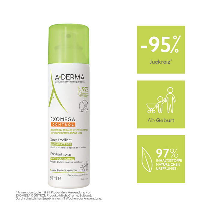 A-DERMA Exomega Control Spray, 50 ml Spray