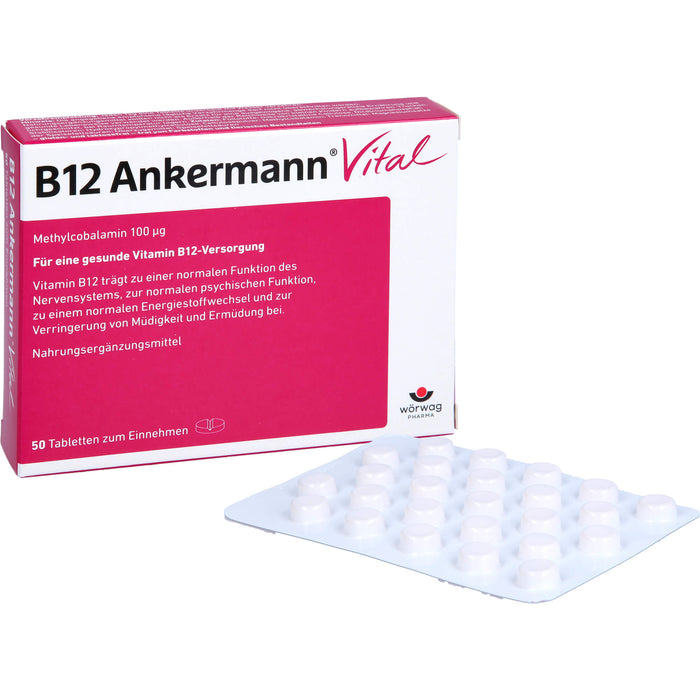 B12 Ankermann Vital Tabletten, 50 pc Tablettes