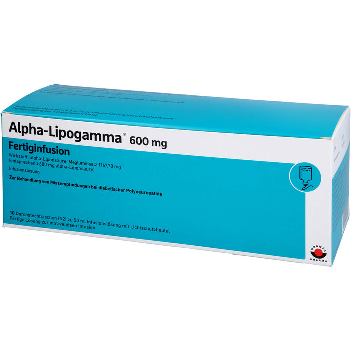 Alpha-Lipogamma 600 mg Fertiginfusion, 10X50 ml INF