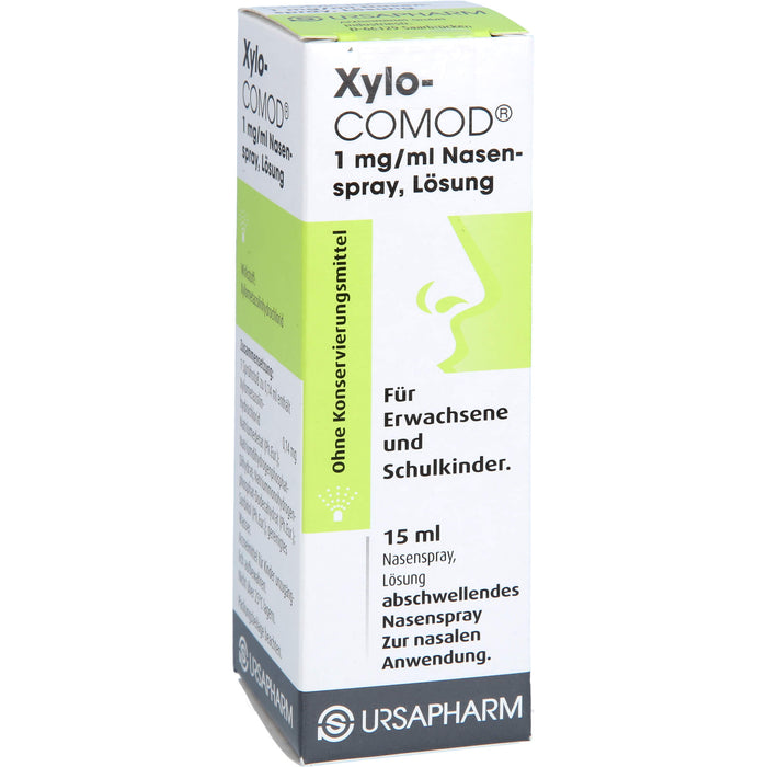 Xylo-COMOD 1 mg/ml Nasenspray zum Abschwellen der Nasenschleimhaut, 15 ml Lösung