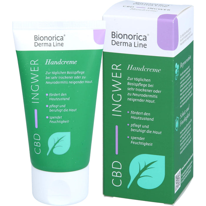 Bionorica Derma Line Handcreme Ingwer-CBD, 50 ml CRE