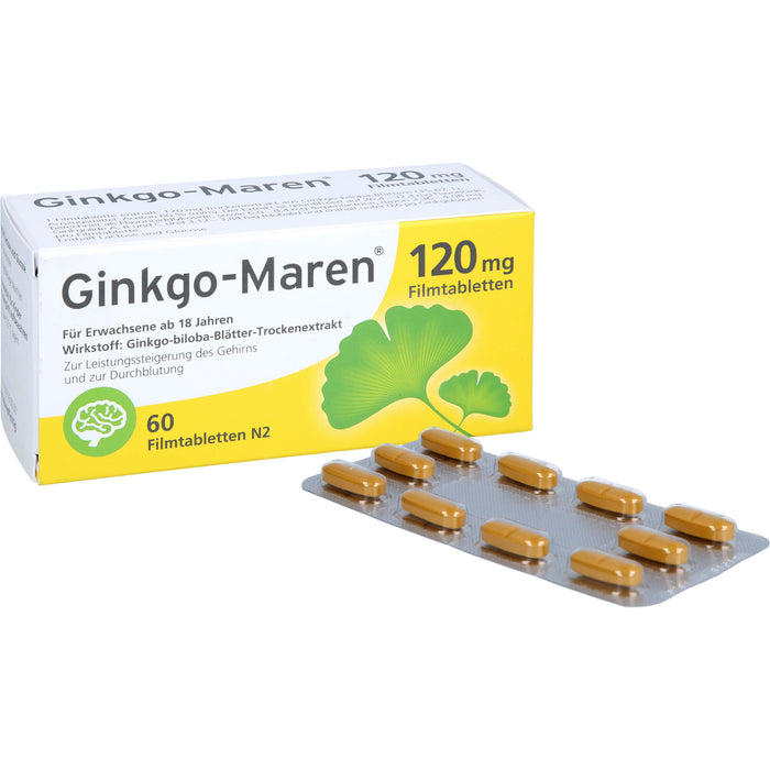 Ginkgo-Maren 120 mg Filmtabletten, 60 St FTA