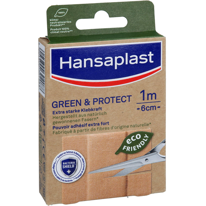 Hansaplast Green & Protect Pflaster 1 m x 6 cm, 1 pcs. Patch