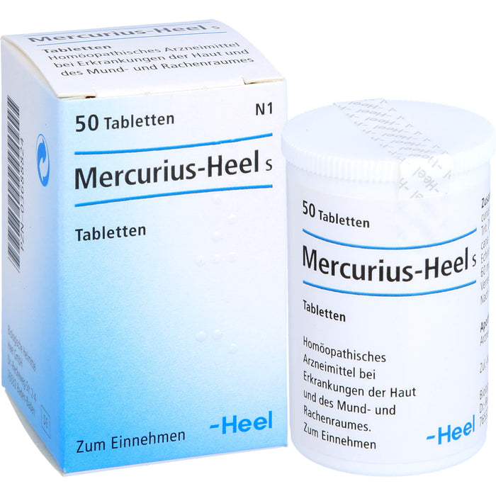 Mercurius-Heel S Tabletten bei Erkrankungen der Haut und des Mund- und Rachenraumes, 50 pcs. Tablets