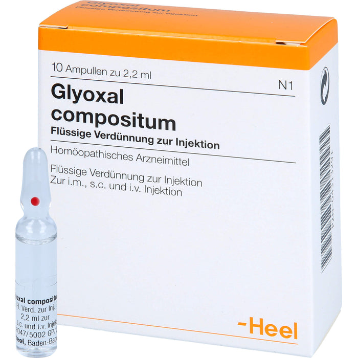 Glyoxal compositum Inj.-Lsg., 10 pcs. Ampoules