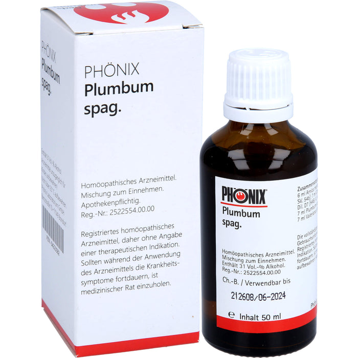 Phönix plumbum spag. Tropfen, 50 ml MIS